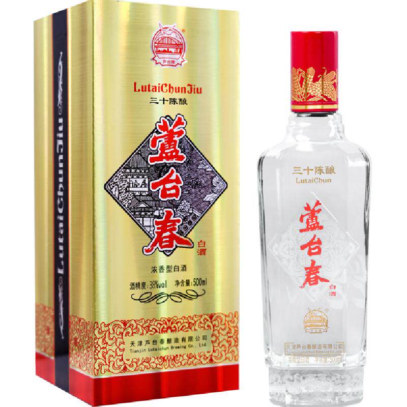 芦台春38度陈香白酒500ml