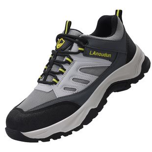 蓝鸥盾劳保鞋男款士冬季防砸防刺穿老保带钢板绝缘工地安全轻便鞋