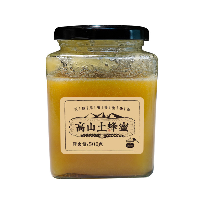 阿坝特产土黄连花蜜高原蜂蜜