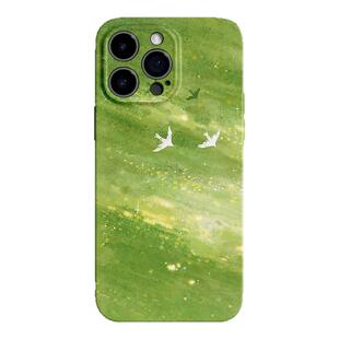 【感受春天】绿色旷野飞鸟适用iPhone16/15pro手机壳华为mate70小米14畅享70vivoS19软iqooneo10苹果14荣耀90