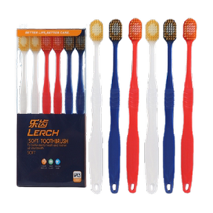 乐齿软毛牙刷成人头简约舒适好用防滑清洁口腔不伤牙龈热销囤货