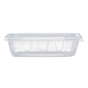 一次性餐盒长方形塑料打包盒750ML快餐外卖便当水果汤碗带盖加厚