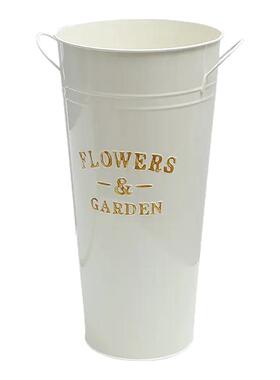 北欧复古铁皮深水醒花桶水培花器