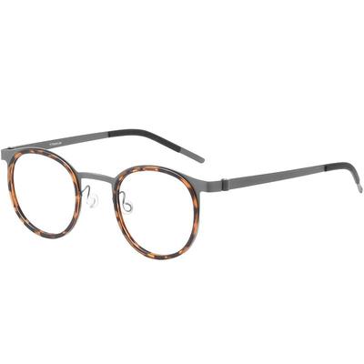 姜文同款复古超轻纯钛眼镜框男款