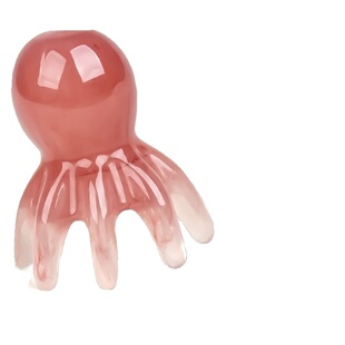 章鱼按摩梳八爪鱼头部按摩器经络头皮穴位头疗梳便携大宽齿刮痧梳