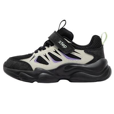 特步男童鞋2026魔术贴小童透气运动鞋男孩轻便儿童凉鞋休闲鞋子