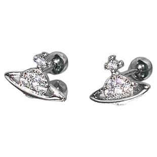 hello puppy 经典星球满钻耳骨钉螺丝拧迷你日常百搭小众高级耳蜗