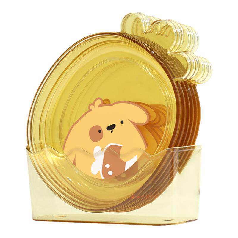可爱吐骨碟家用餐桌骨碟盘装渣碟