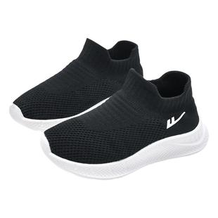 回力儿童袜子鞋男童网鞋2024新款秋季透气网面一脚蹬女童运动鞋