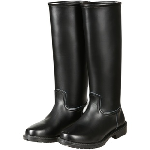 男士高筒马靴女演出靴子升旗靴仪仗皮靴长筒靴蒙古靴子春秋冬加棉