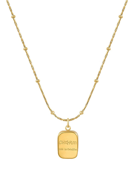 方牌字母项链女气质经典