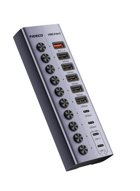 诚和德USB3.2HUB拓展坞PD45W快充