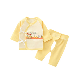 新生早产儿婴儿衣服小码分体套装春秋夏季48码双胞胎宝宝纯棉4斤