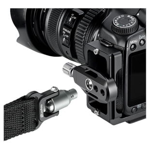 徕图Leofoto SP-01+DC-22Q 全金属扣具QD背带夹座套装通用马盖普快速装卸