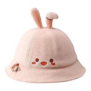 宝宝帽子春秋款防风渔夫帽婴幼儿男孩女孩秋冬季护耳保暖儿童盆帽