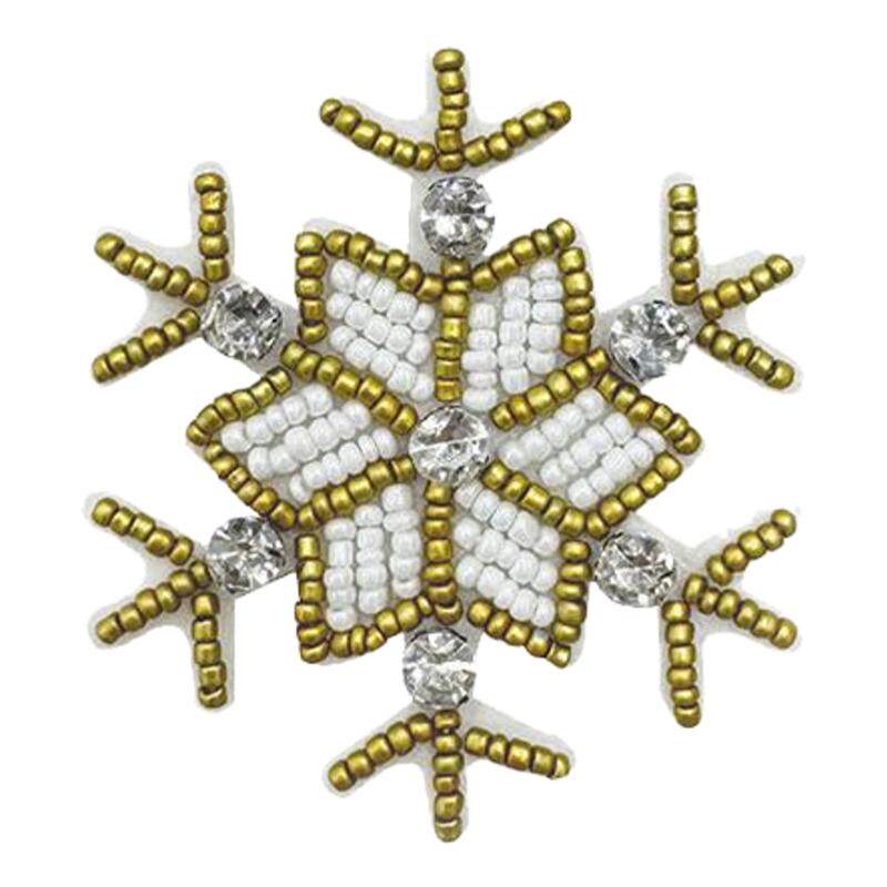 圣诞树老人麋鹿糖果雪花串珠补丁 diy卫衣包帽裤子衣服装饰手缝贴