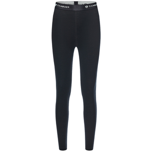 坦博尔25秋冬季新款美利奴羊毛打底款女款保暖徒步长裤TB5533002A