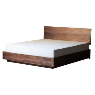 北欧黑胡桃橡木床 双人床纯实木气压储物床日式榻榻米婚床高箱床