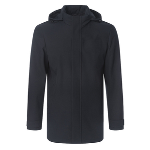 梦特娇[可卸内胆/白鹅绒羽绒服男士冬商务连帽厚外套2DW62241070