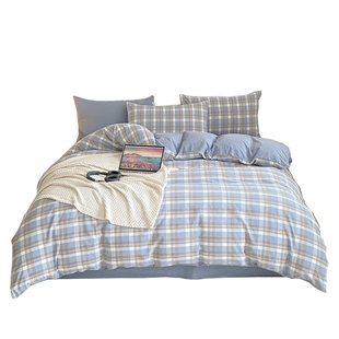 可拆洗被子冬被加厚保暖棉被被芯被套全套一整套学生宿舍单人被褥