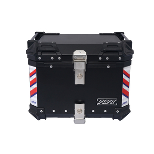 AYAY铝合金尾箱摩托车45L/55升后备箱大容量电动车后尾箱外卖箱