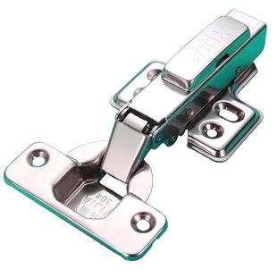 304不锈钢柜门铰链阻尼缓冲液压橱柜五金配件弹簧荷叶折合页大全