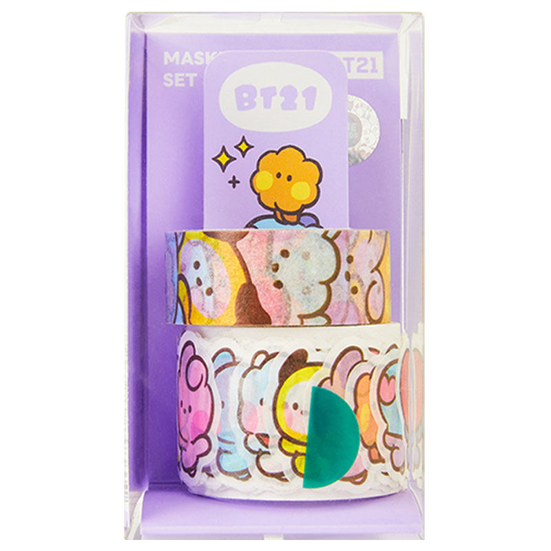 BT21minini贴纸手撕胶带套装