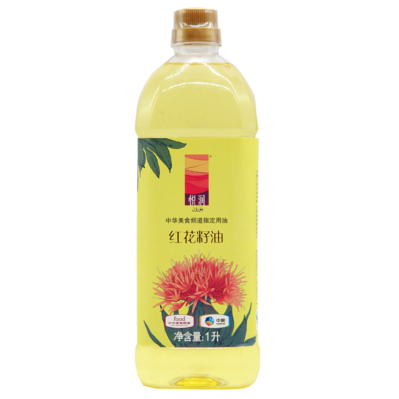 物理压榨纯红花籽油悦润高亚油酸