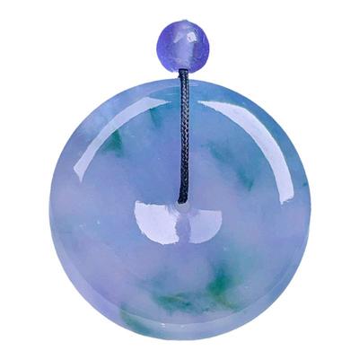 玉临门天然翡翠平安扣吊坠