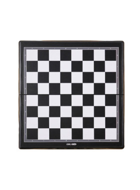 得力大号国际象棋带磁性便携棋盘