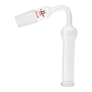 斜形干燥管高硼硅玻璃斜型壁管加厚具标塞14#19#24#29#40#高硼硅