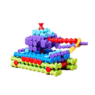 竹节棍积木榫卯结构模型儿童男孩百变拼装益智玩具男童拼搭小颗粒