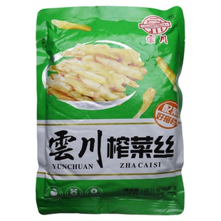 商用大袋装备得福云川榨菜丝鲜香味不辣1kgX1袋下饭开袋即食袋装