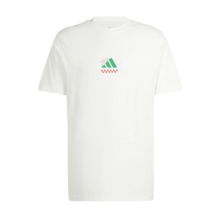 adidas阿迪达斯切片披萨图案印花半袖夏男短袖T恤宽松 JJ4016