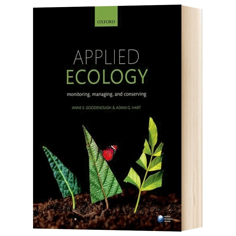 华研原版 应用生态学 英文原版 Applied Ecology Anne Goodenough 英文版 进口英语书籍