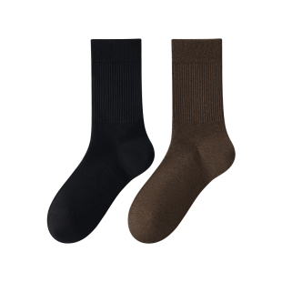 羊毛袜子男士美利奴秋冬季加绒厚款中筒袜保暖防臭新款棉冬天长袜