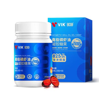 VIK高含量56%海洋磷脂南极磷虾油