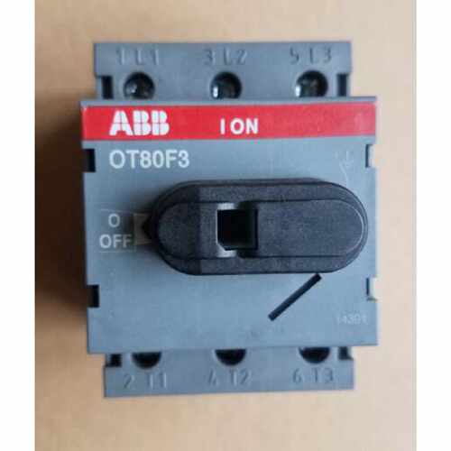 议价原装ABB底板及导轨安装隔离开关  OT80F3  80A  3P