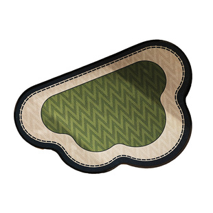 仿亚麻浴室地垫2026新款卫生间门口专用吸水速干防滑脚垫加厚地毯