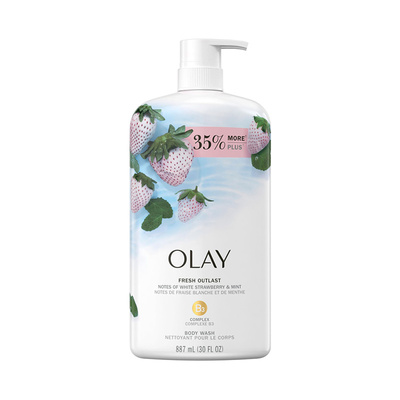 OLAY玉兰油白草莓薄荷烟酰沐浴露