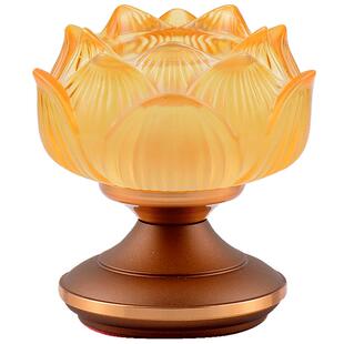 藏村琉璃酥油灯灯座供水杯桌面杯供水碗佛前供果盘客厅装饰摆件