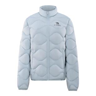 骆驼女装轻薄羽绒服立领短款2026冬新款90绒百搭保暖排骨羽绒外套