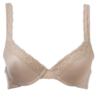 黛安芬正品低脊心上薄下厚立体定型厚杯蕾丝肩带聚拢文胸19-354