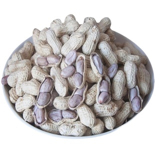 25年10月鲜挖九目水煮晒干花生原味盐煮儿时下酒零食