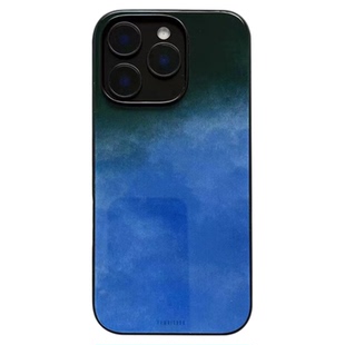 青冥丨言西国风原创新中式亚克力玻璃适用于苹果手机壳小众高级感iphone16promax新款15pro好看14plus磁吸13