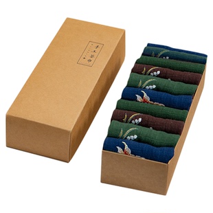 【10条装】茶巾茶布棉麻吸水高档养壶巾茶道喝茶专用毛巾刺绣桌垫