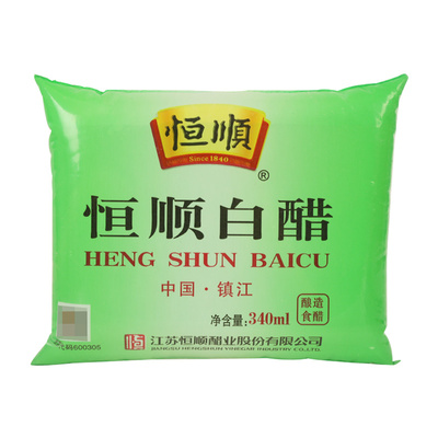 恒顺袋装白醋洗脸除垢腌制