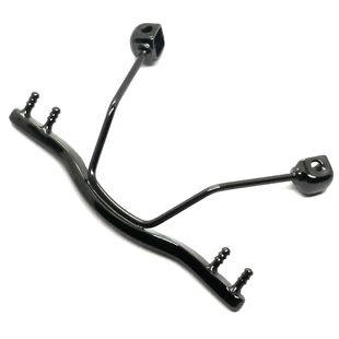 纯钛无框眼镜中梁鼻中横梁架拖支架双孔胶钉钻石切边眼睛维修配件