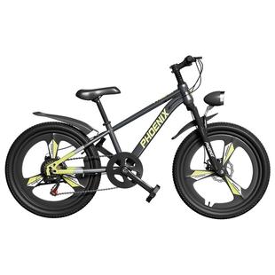 凤凰儿童自行车6812到15岁男女孩单车中大童学生青少年变速山地车