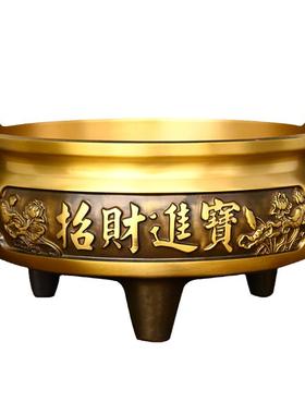 铜香炉摆件家用室内香薰炉插香